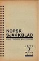 NORSK SJAKKBLAD / 1933 vol 15, no 7